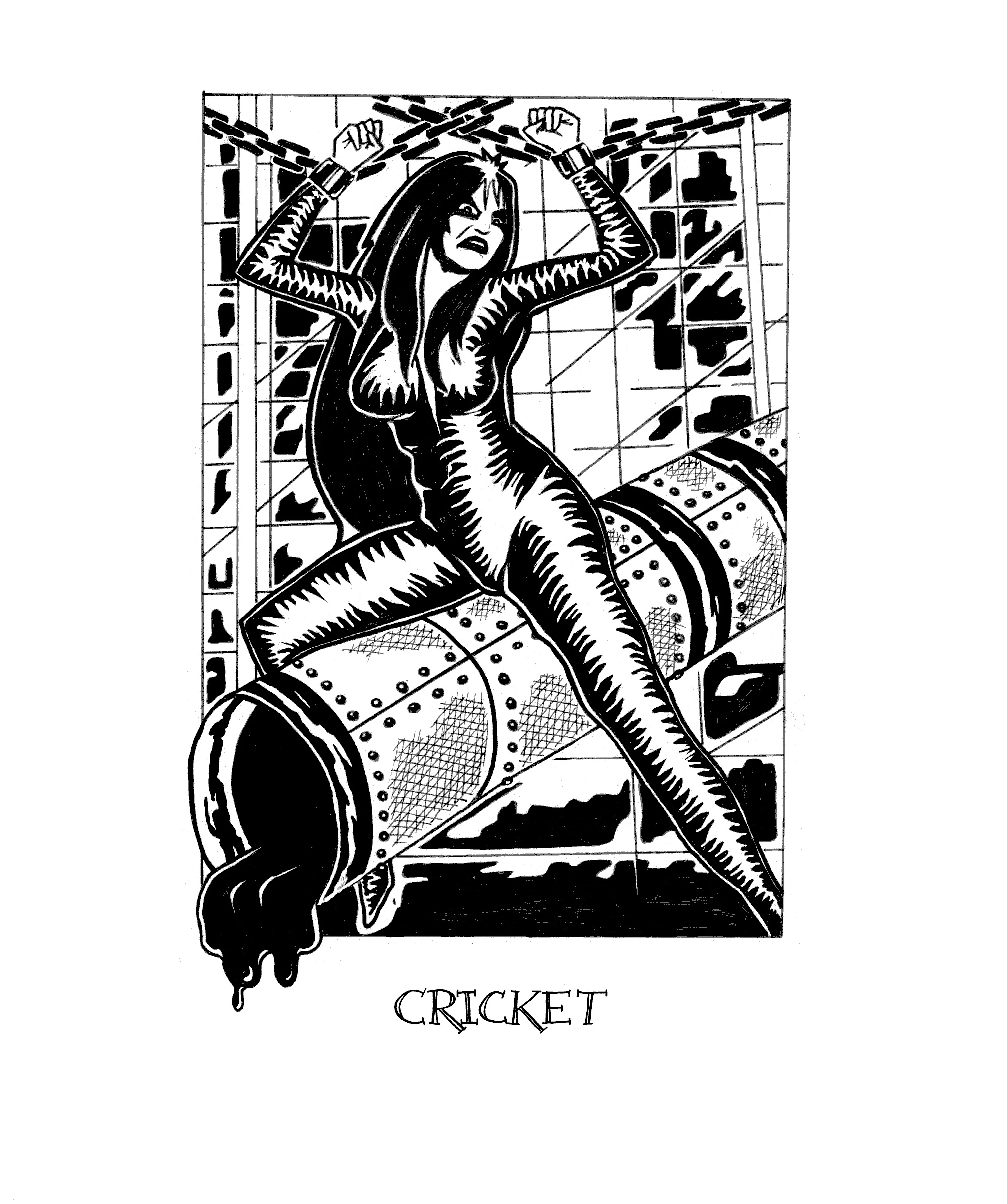 Illustration of Cricket from The Belcher