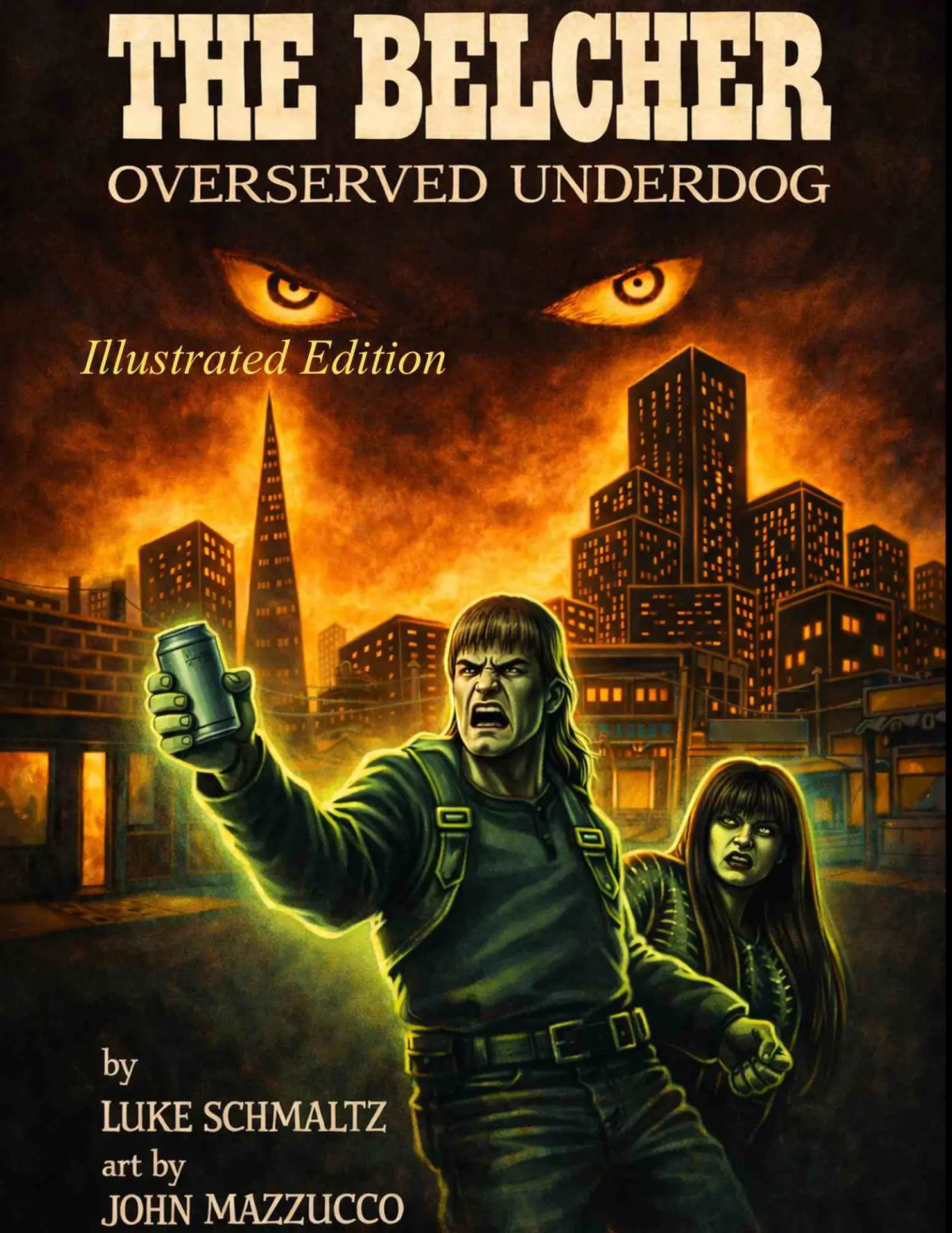 Cover art for The Belcher, a novel by Luke Schmaltz